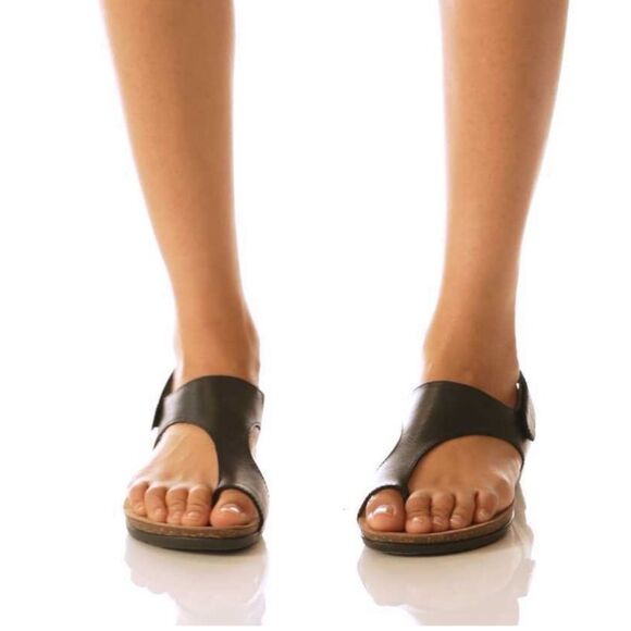 Dansko Reece Black Toe Loop Sandal Size 37 - Picture 9 of 10